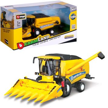 Комбайн Bburago: New Holland TC5.90 с кукурузной жаткой (18 см) &mdash; 18-31722 18-31722 фото