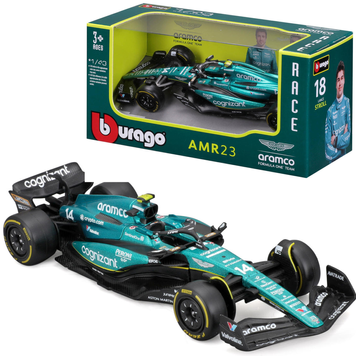 УЦІНКА!!! Автомодель Bburago: Aston Martin AMR23 &mdash; Фернандо Алонсо №14 (1:43) &mdash; 18-38090 У18-38090B фото