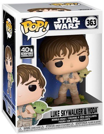 УЦЕНКА!!! Фигурка Люк с Йодой &ndash; Funko Pop! STAR WARS #363 LUKE SKYWALKER WITH YODA У46768 фото