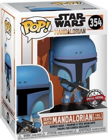 Фігурка Funko Pop! STAR WARS: The Mandalorian &mdash; #354 The Mandalorian (Flashback Blue), Мандалорець (Блакитний спалах) 46091  фото