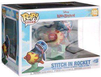 УЦІНКА!!! Фігурка Стіч у ракеті &mdash; Funko Pop! RIDES: DISNEY &mdash; STITCH IN ROCKET SHIP #102 У55620 фото