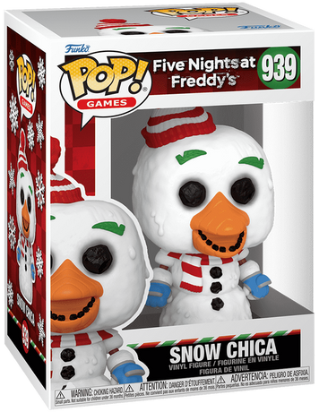 Фігурка Снігова Чіка &mdash; Funko Pop! GAMES: FIVE NIGHTS AT FREDDY'S (FNAF) &mdash; SNOW CHICA #939 &lrm;72486 фото