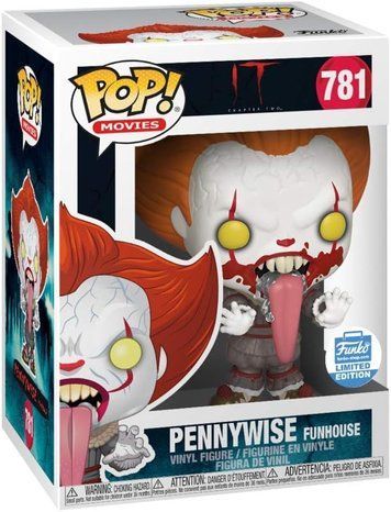 Фигурка Пеннивайз (В брызгах крови) &mdash; Funko Pop! MOVIES: IT CHAPTER TWO &mdash; PENNYWISE BLOOD SPLATTER (LIMITED EDITION EXCLUSIVE) #781 43071 фото
