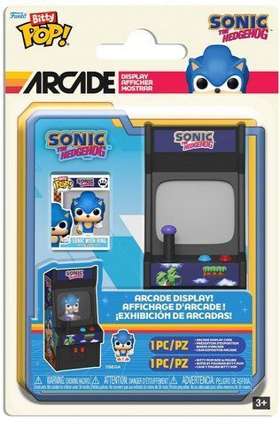 Фігурка Funko Bitty Pop ARCADE: SONIC THE HEDGEHOG &mdash; Sonic with Ring, Їжак Сонік з кільцем 85250 85250 фото