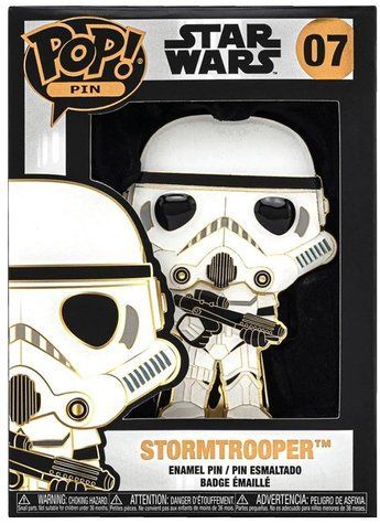 УЦІНКА!!! Пін Funko Pop! PINS: STAR WARS &mdash; #07 Stormtrooper with Weapon, Штурмовик зі зброєю УSTPP0007 фото