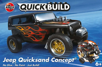 Конструктор дитячий джип Quickbuild Jeep Quicksand Concept Airfix J6038 AFXJ6038 фото