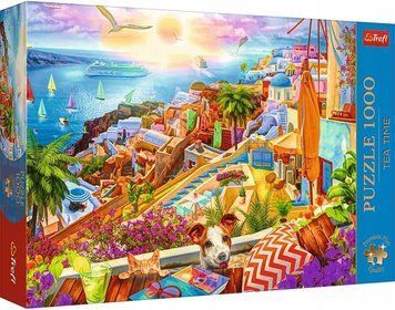 Пазл Trefl: Premium Plus / Tea Time &mdash; Визит на Санторини (1000 эл.) &mdash; 10842 10842 фото