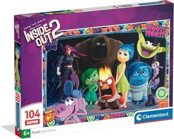 Пазл Clementoni: SuperColor &mdash; Disney Inside Out / Думками навиворіт (104 елементи) &mdash; 25068 25068 фото