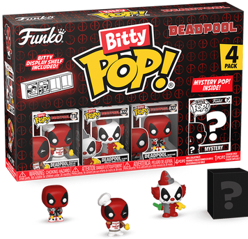 УЦЕНКА!!! Набор фигурок Bitty Pop! Marvel: DEADPOOL 4-PACK (SERIES 1) У84959 фото