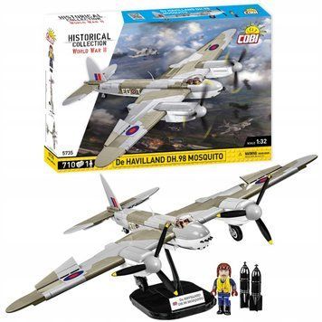 Конструктор дитячий літак 1:32 DE HAVILLAND DH.98 MOSQUITO COBI 5735 5735 фото