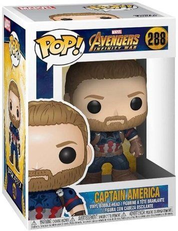 Фігурка Капітан Америка &mdash; Funko Pop! MARVEL: AVENGERS INFINITY WAR &mdash; CAPTAIN AMERICA #288 26466 фото