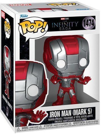 Фігурка Залізна Людина (Mark II) &mdash; Funko Pop! MARVEL: THE INFINITY SAGA &mdash; IRON MAN #1474 83789 фото