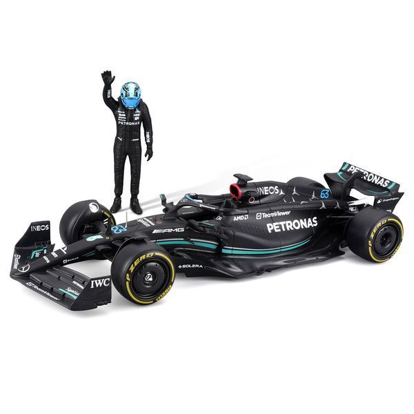 Автомодель Bburago: Mercedes-AMG F1 W14 E Performance &mdash; Джордж Расселл №63 (1:24) &mdash; 18-28037 18-28037B фото