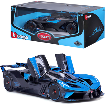 УЦІНКА!!! Автомодель Bburago: Bugatti Bolide (1:18, чорно-синій) &mdash; 18-11047 BU У18-11047BU фото