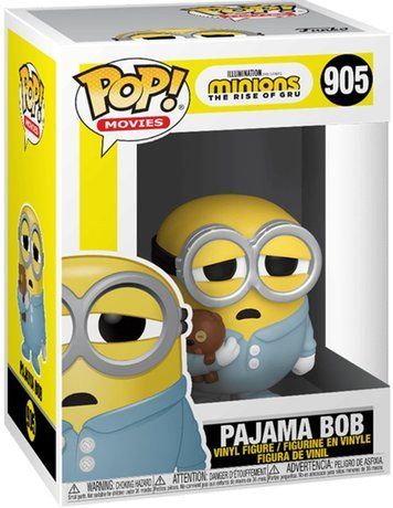 Фігурка Боб у піжамі &mdash; Funko Pop! MOVIES: MINIONS: THE RISE OF GRU &mdash; BOB IN PAJAMAS #905 47805 фото