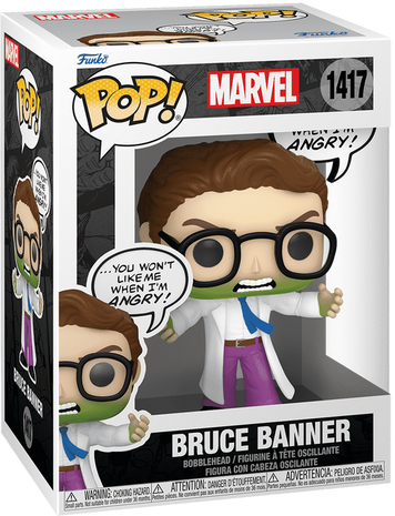 Фігурка Funko Pop MARVEL: AVENGERS &mdash; #1417 Bruce Banner (Don't Make Me Angry), Брюс Беннер 1417 82766 фото