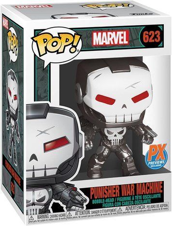 Фігурка Funko Pop! MARVEL: Punisher War Machine &mdash; #623 Punisher War Machine (PX Previews Exclusive), Каратель у броні Військової Машини 47374 фото