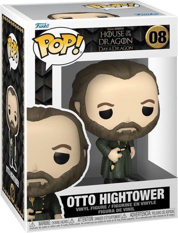 Фигурка Отто Хайтауэр &mdash; Funko Pop! TV: HOUSE OF THE DRAGON &mdash; OTTO HIGHTOWER #08 65610 фото
