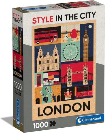 Пазл Clementoni: Style in the City London (1000 елементів) &mdash; 39844 39844 фото