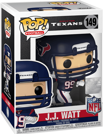 Фігурка Funko Pop! SPORTS: NFL (Football) &mdash; #149 J.J. Watt, Дж. Дж. Вотт 51009 фото