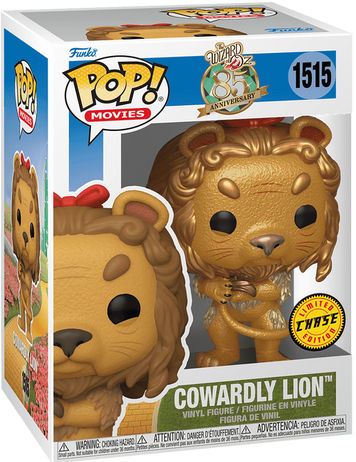 Фігурка Боязкий Лев &mdash; Funko Pop! MOVIES: THE WIZARD OF OZ (85TH ANNIVERSARY) &mdash; COWARDLY LION #1515 CHASE 75973CH фото