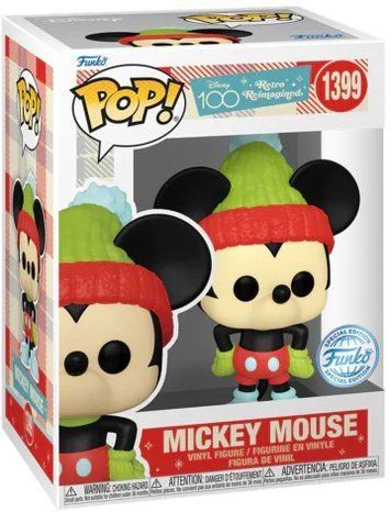 Фігурка Міккі Маус &mdash; Funko Pop! DISNEY 100TH: RETRO REIMAGINED &mdash; MICKEY MOUSE #1399 63475 фото