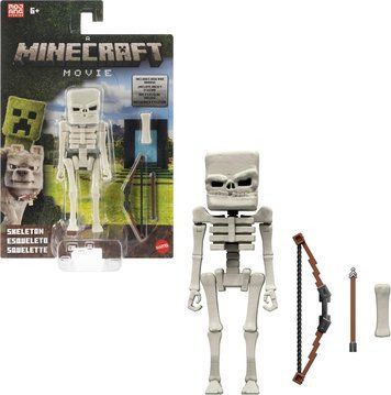 Фигурка Mattel: Minecraft The Movie &mdash; Скелет (10 см) с аксессуарами &mdash; JFR60 JFR60 фото