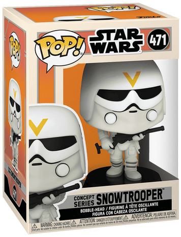 Фігурка Сніговий штурмовик (Snowtrooper) &mdash; Funko Pop! STAR WARS: CONCEPT SERIES &mdash; SNOWTROOPER #471 56768 фото