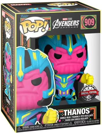 Фігурка Танос (Black Light) &mdash; Funko Pop! MARVEL: AVENGERS &mdash; THANOS (BLACK LIGHT) #909 63597 фото