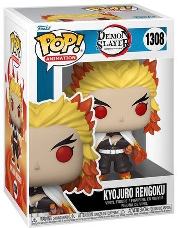 УЦЕНКА!!! Фигурка Кёджуро Ренгоку - Funko Pop! DEMON SLAYER #1308 KYOJURO RENGOKU У65623 фото
