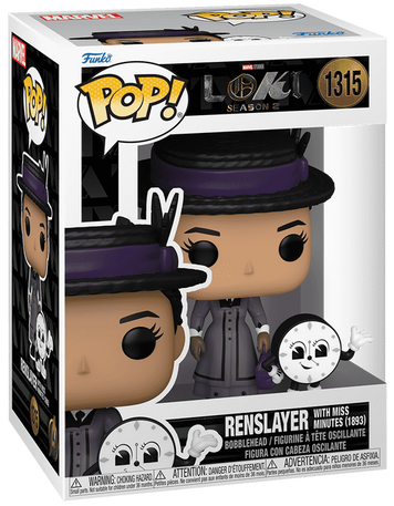 Фігурка Ренслеєр та Міс Хвилинка - Funko Pop! & BUDDY LOKI: SEASON 2 #1315 RENSLAYER WITH MISS MINUTES 72172 фото