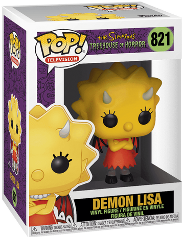 УЦІНКА!!! Фігурка Демон Ліса &mdash; Funko Pop! TELEVISION: THE SIMPSONS (TREEHOUSE OF HORROR) &mdash; DEMON LISA #821 У39721 фото