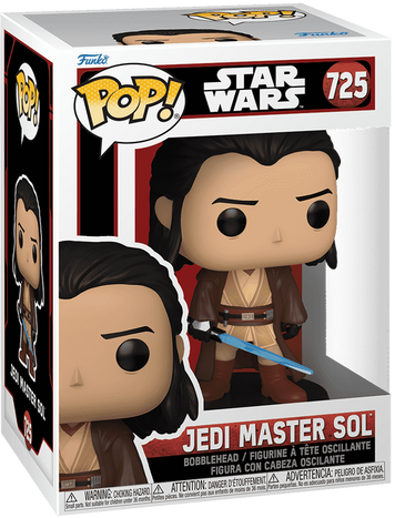 Фігурка Майстер-джедай Сол &mdash; Funko Pop! TELEVISION: STAR WARS: THE ACOLYTE &mdash; JEDI MASTER SOL #725 79758 фото