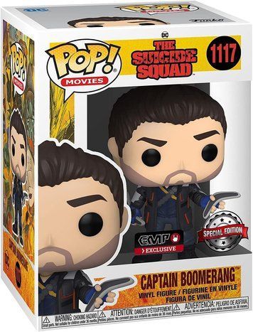 УЦІНКА!!! Фігурка Капітан Бумеранг (Ексклюзив Walmart) &mdash; Funko Pop! MOVIES: THE SUICIDE SQUAD &mdash; CAPTAIN BOOMERANG #1117 (EXCLUSIVE) У56021 фото