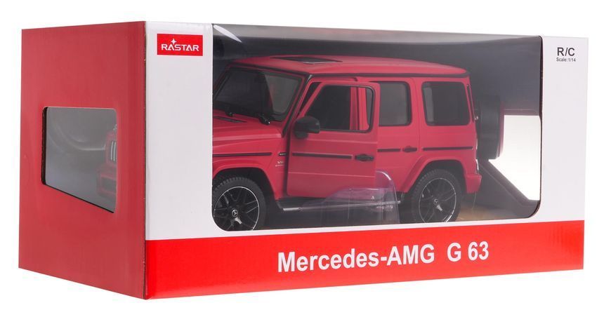 Машинка на радиоуправлении RASTAR Mercedes-AMG G63 1:14 Красный 95700 ZRC.95700.CR фото