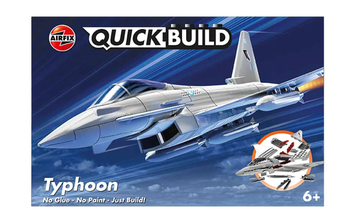 Конструктор дитячий літак Eurofighter Typhoon Quickbuild Airfix J6002 AFXJ6002 фото