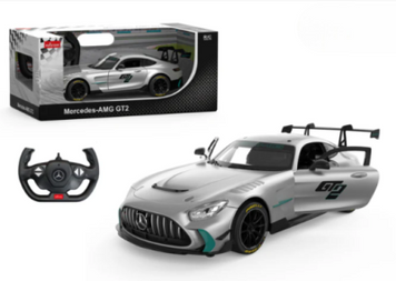 Машинка Mercedes-AMG GT2 серый RASTAR модель 1:14 Автомобиль на дистанционном управлении + пульт 2,4 ГГц RAS.10220.SIL фото