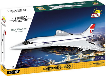 Конструктор COBI Concorde G-BBDG 1:95 455 деталей &mdash; Пассажирский самолет 1917 1917 фото