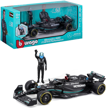 УЦІНКА!!! Автомодель Bburago: Mercedes-AMG F1 W14 E Performance &mdash; Джордж Расселл №63 (1:24) &mdash; 18-28037 У18-28037B фото