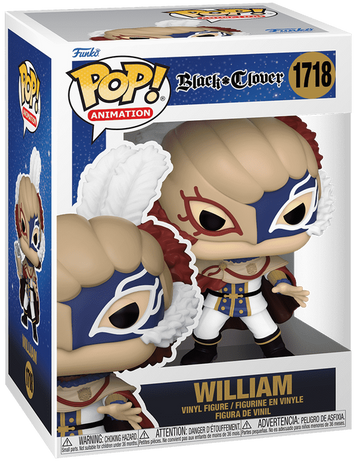 Фігурка Вільям Ванджанс &mdash; Funko Pop! ANIMATION: BLACK CLOVER &mdash; WILLIAM VANJANCE #1718 59241 фото