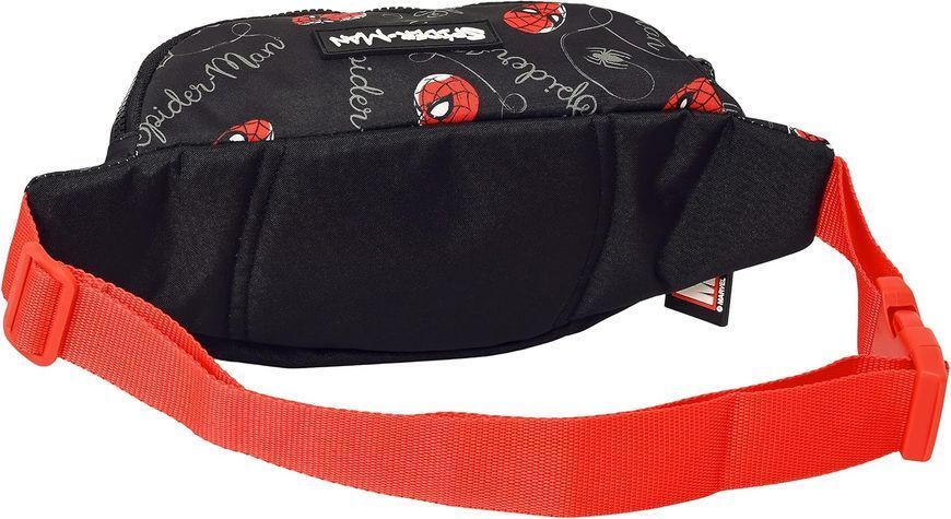 Дитяча поясна сумка-бананка Safta Spiderman Black (812343446) 812343446 фото