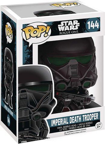 УЦЕНКА!!! Фигурка Funko Pop! STAR WARS: Rogue One &mdash; #144 Imperial Death Trooper, Имперский Смертоносец У12304 фото