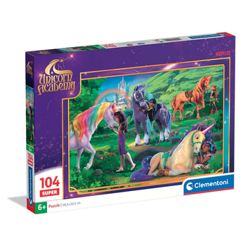 Пазл Clementoni: SuperColor &mdash; Unicorn Academy / Академія Єдинорогів (104 елементи) &mdash; 25099 25099 фото