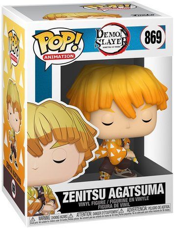 Фігурка Зеніцу Аґацума &mdash; Funko Pop! ANIMATION: DEMON SLAYER &mdash; ZENITSU AGATSUMA #869 49012 фото