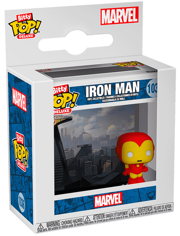 Фігурка Funko Bitty Pop! Deluxe DIORAMA: Marvel Avengers &mdash; #1036 Iron Man (Avengers Tower), Залізна Людина (Вежа Месників) 81301 фото
