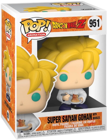 Фігурка Супер Сайян Гохан з локшиною &mdash; Funko Pop! ANIMATION: DRAGON BALL Z &mdash; SUPER SAIYAN GOHAN WITH NOODLES #951 48665 фото