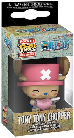 Брелок-фігурка на кліпсі Funko Pop! &mdash; ЧОППЕР ІЗ ЦУКРОВОЮ ВАТОЮ (ONE PIECE) 91750 фото