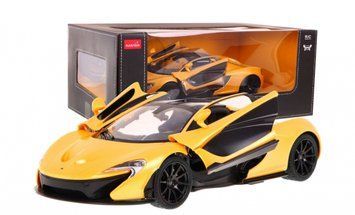 Машинка McLaren P1 GTR желтый RASTAR модель 1:14 Автомобиль на дистанционном управлении + пульт 2,4 ГГц RAS.75110.YELL фото