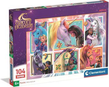 Пазл Clementoni: SuperColor &mdash; Unicorn Academy / Академія Єдинорогів (104 елементи) &mdash; 25793 25793 фото