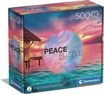 Пазл Clementoni: Peace Collection + Spotify Живіть сьогоденням (500 елементів) &mdash; 35120 35120 фото